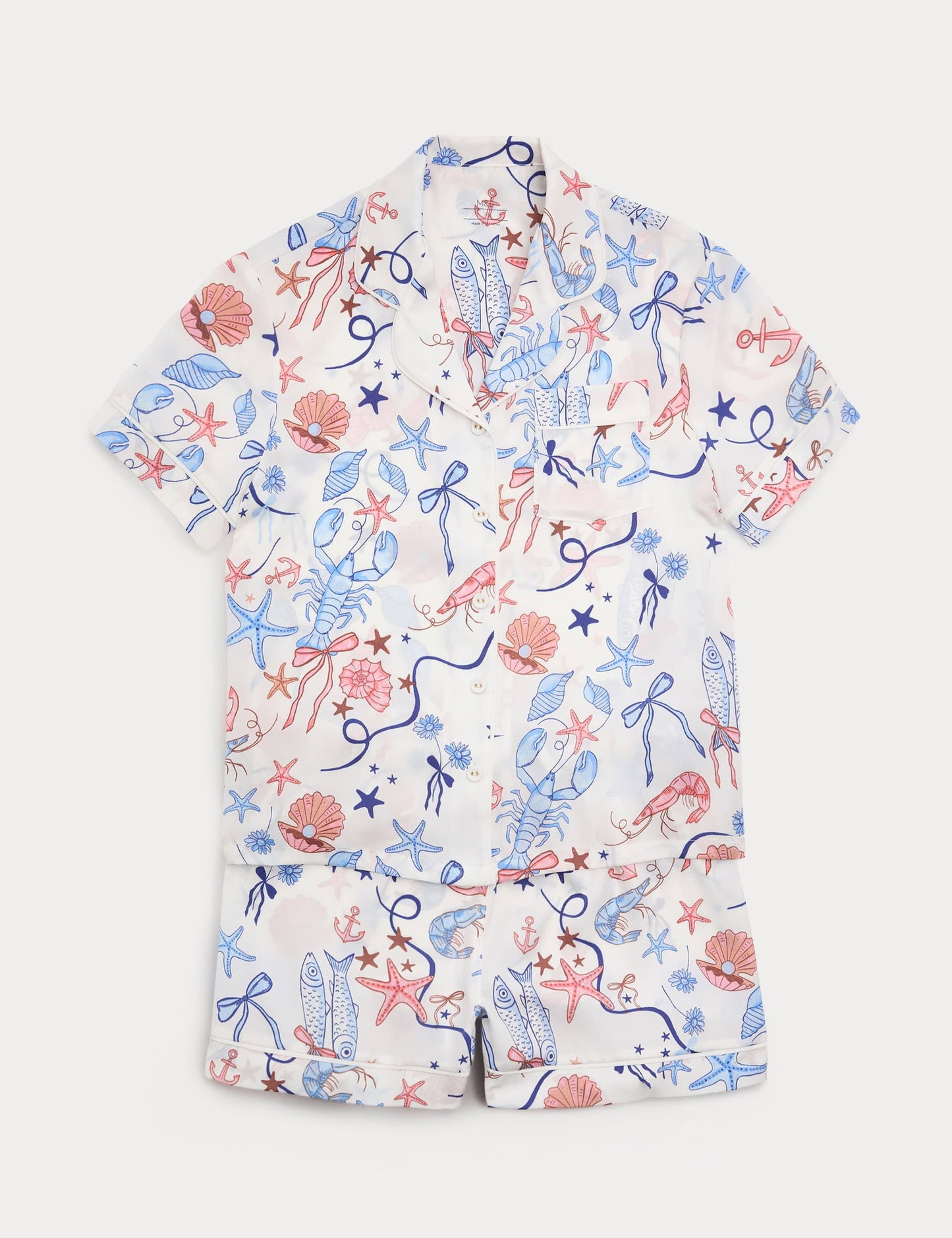 Desenli Pijama Takımı