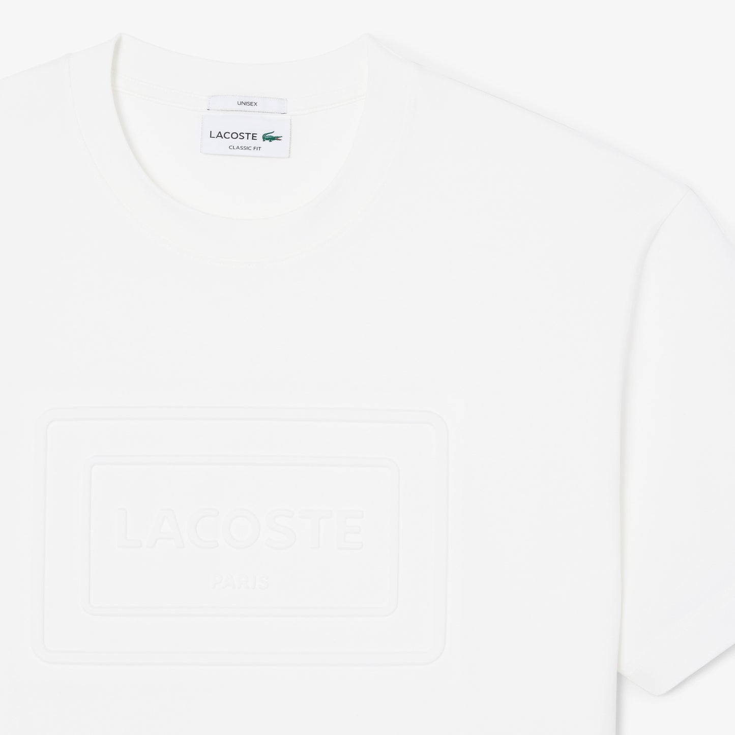 Lacoste Classic Fit Unisex Beyaz T-shirt