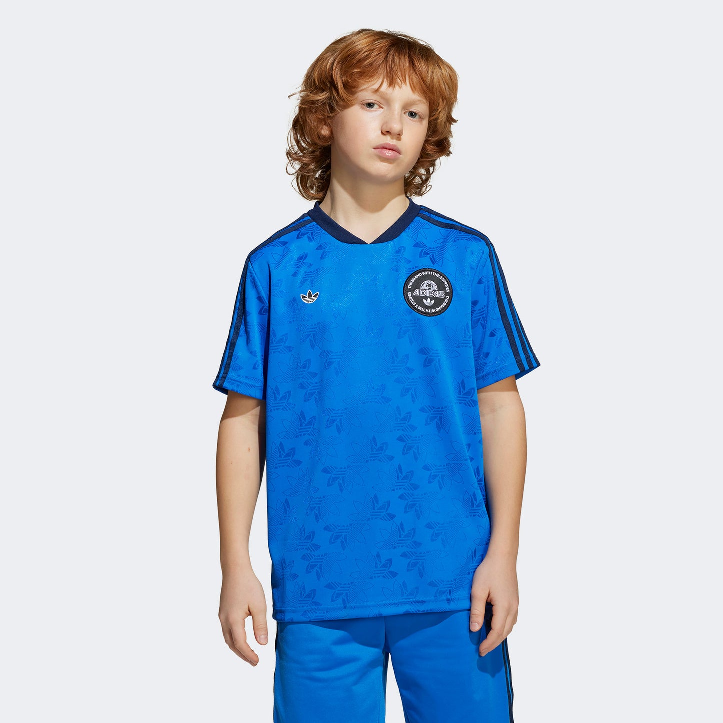 Adidas Soccer Çocuk Mavi T-shirt