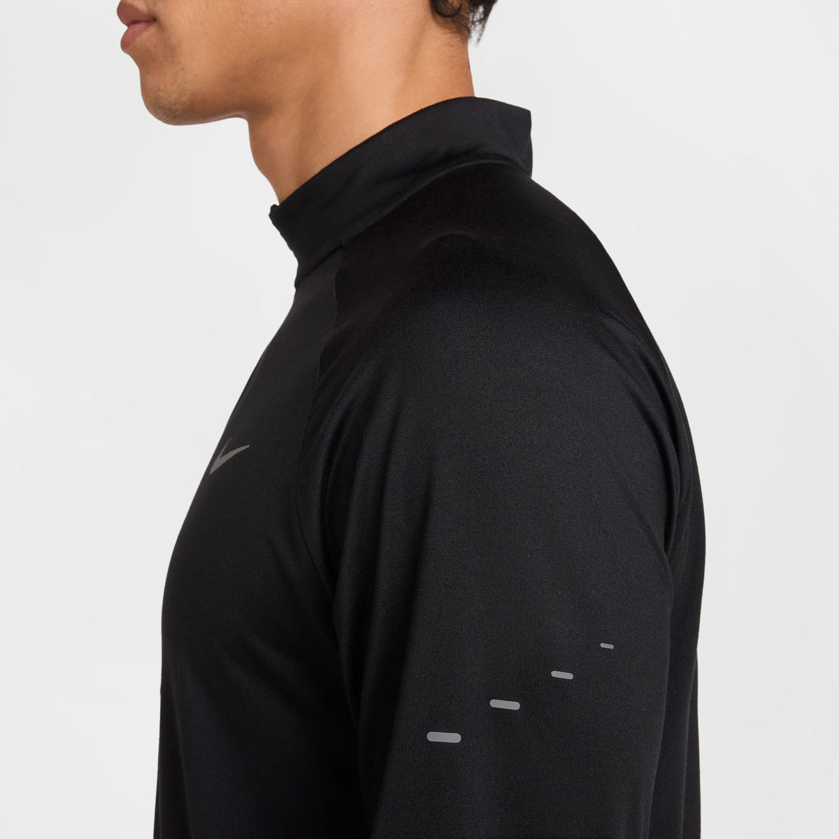 Nike Stride Erkek Siyah Koşu Sweatshirt