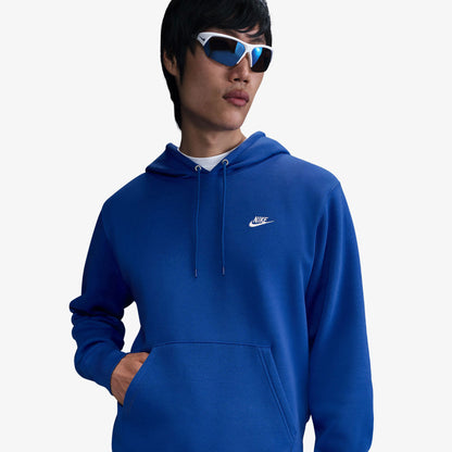 Nike Club Fleece Erkek Mavi Hoodie