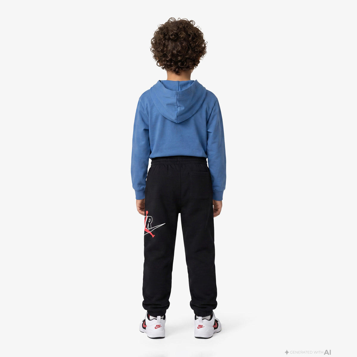 Jordan Mj Jumpman Air Fleece Çocuk Siyah Eşofman Altı
