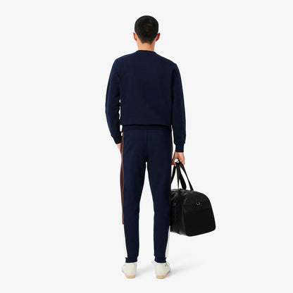 Lacoste Erkek Tapered Fit Renk Bloklu Lacivert Eşofman Altı