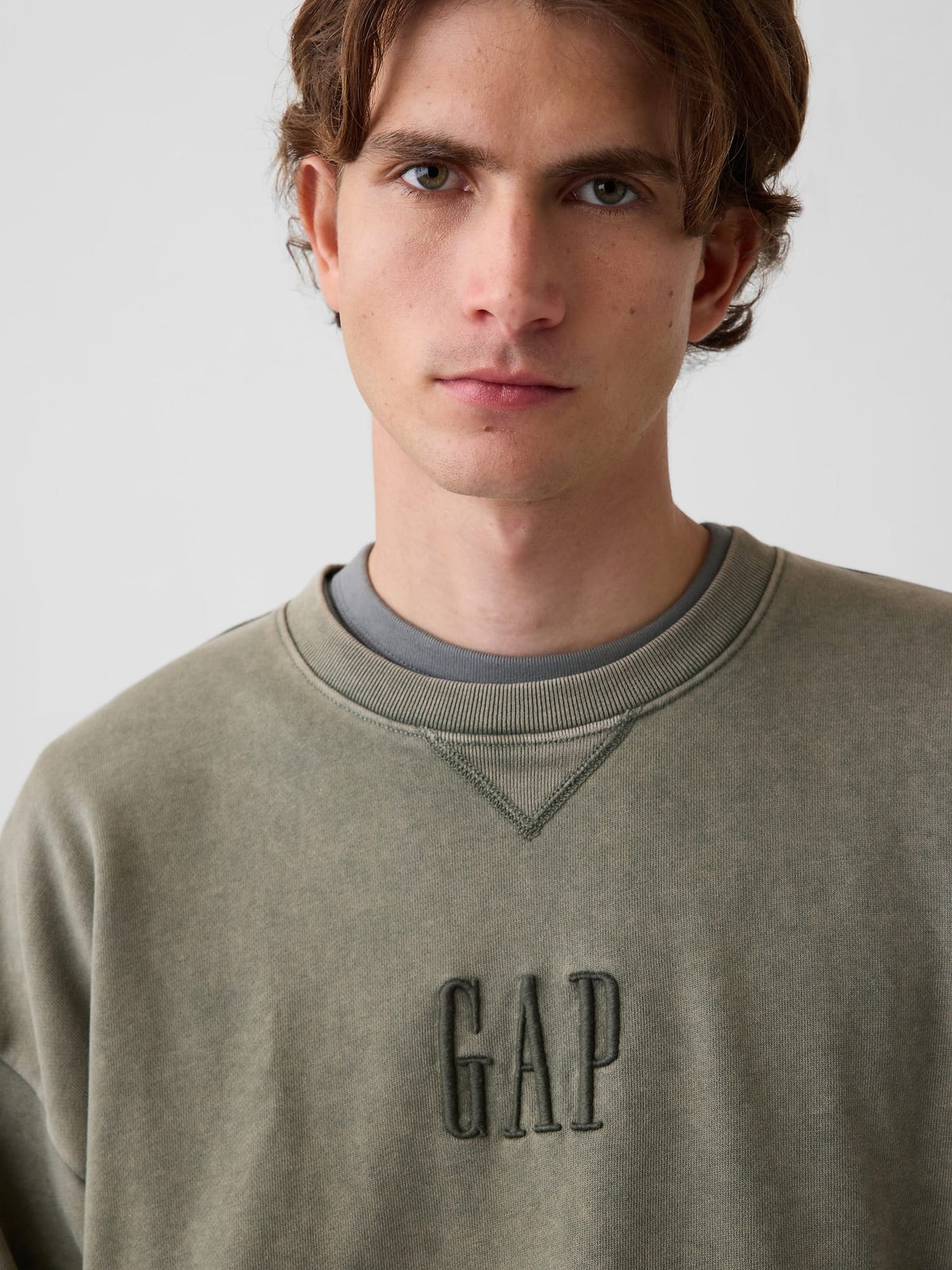 Haki Heavyweight Oversized Logo Sweatshirt