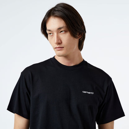 Carhartt Wıp S/s Script Embroidery Erkek Siyah T-shirt