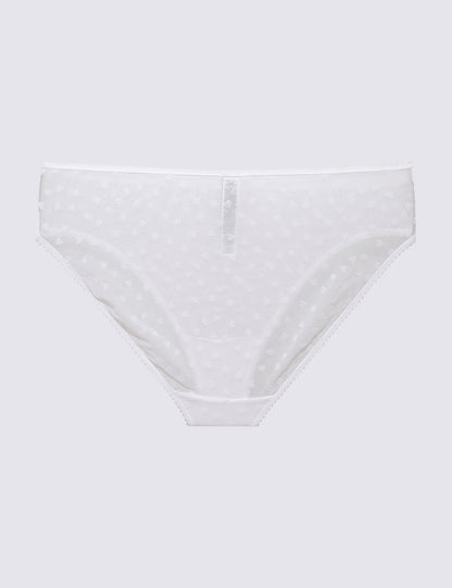 Kalp Detaylı High Leg Külot