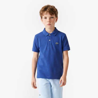 Lacoste Çocuk Regular Fit Polo Yaka Mavi Polo