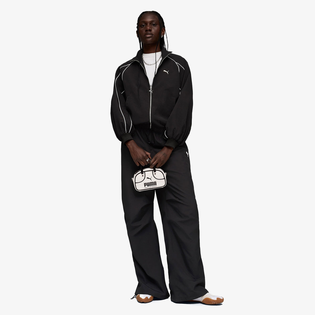 Puma T7 Balloon Sleeve Kadın Siyah Ceket