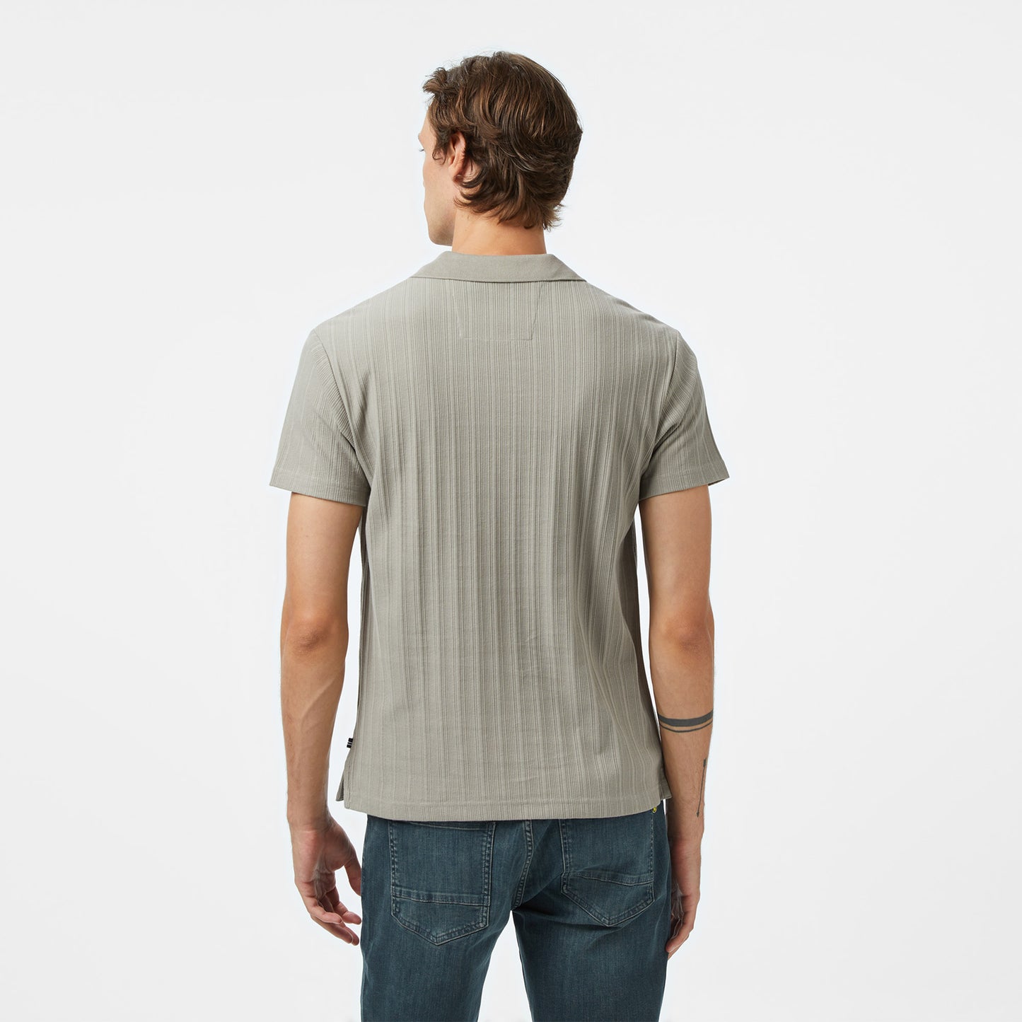Nautica Erkek Yeşil Classic Fit Polo Yaka T-shirt