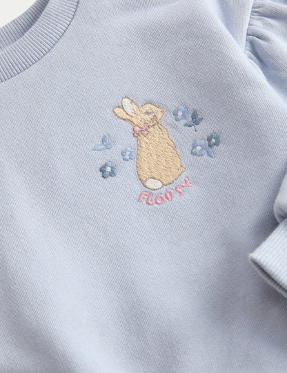 2 parça Pamuk Karışımlı Peter Rabbit:trade_mark: Takım (0-3 yaş)