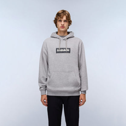 Napapijri B-box Logo Erkek Gri Sweatshirt