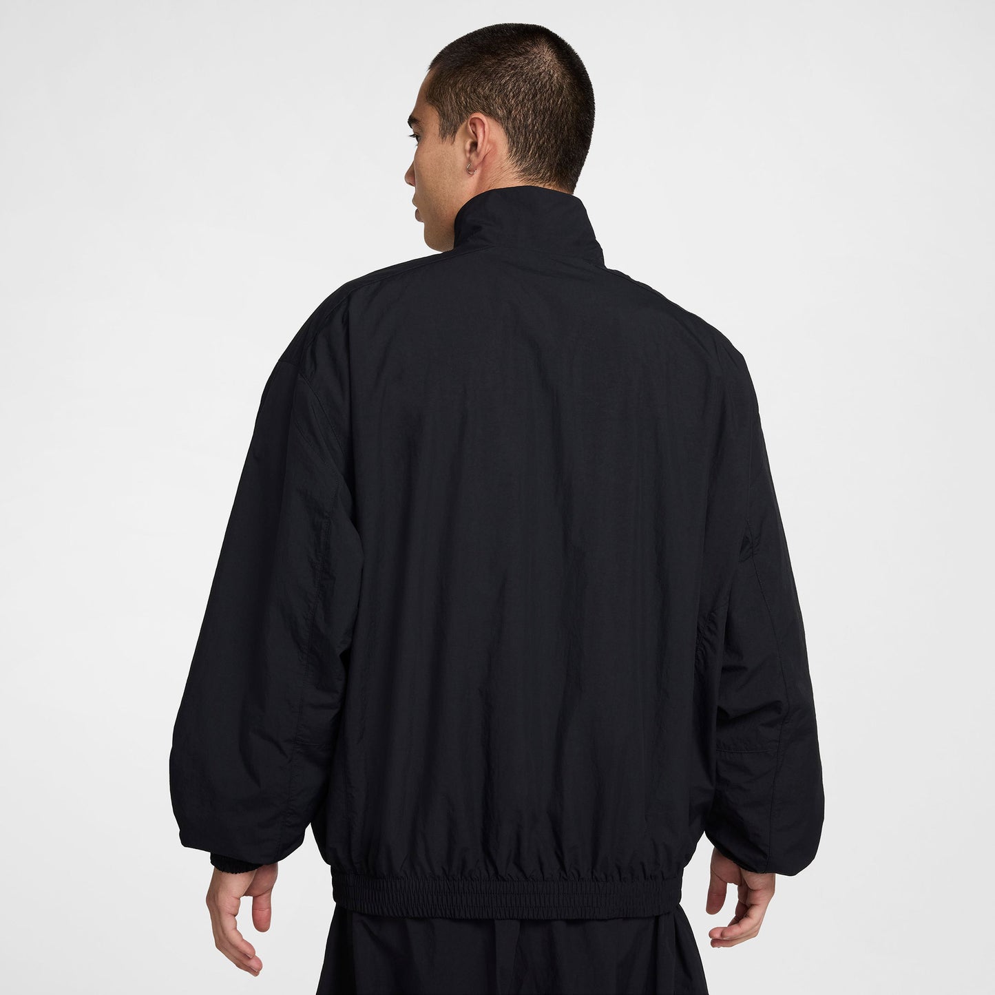 Nike Club Oversized Erkek Siyah Ceket