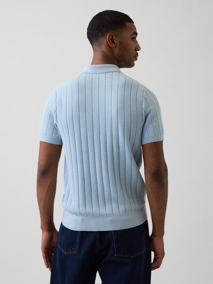 Açık Mavi Classic Triko Polo T-shirt