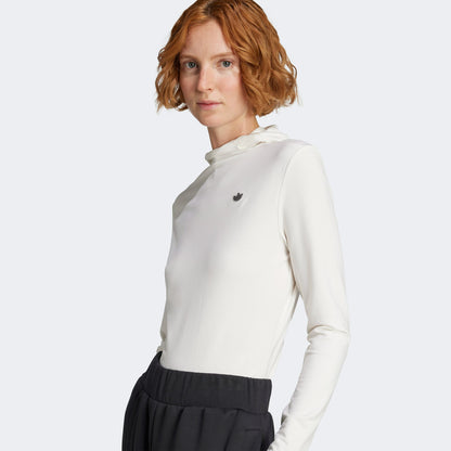 Adidas P Essential Hooded Ls Kadın Beyaz Sweatshirt