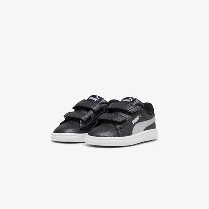 Puma Smash 3.0 Glitz Glam Bebek Siyah Simli Spor Ayakkabı