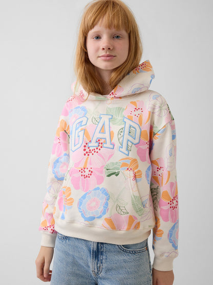 Çok Renkli Relaxed Gap Logo Fransız Havlu Kumaş Sweatshirt