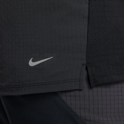 Nike Dri-fıt Solar Chase Ss Top Erkek Siyah Koşu T-shirt