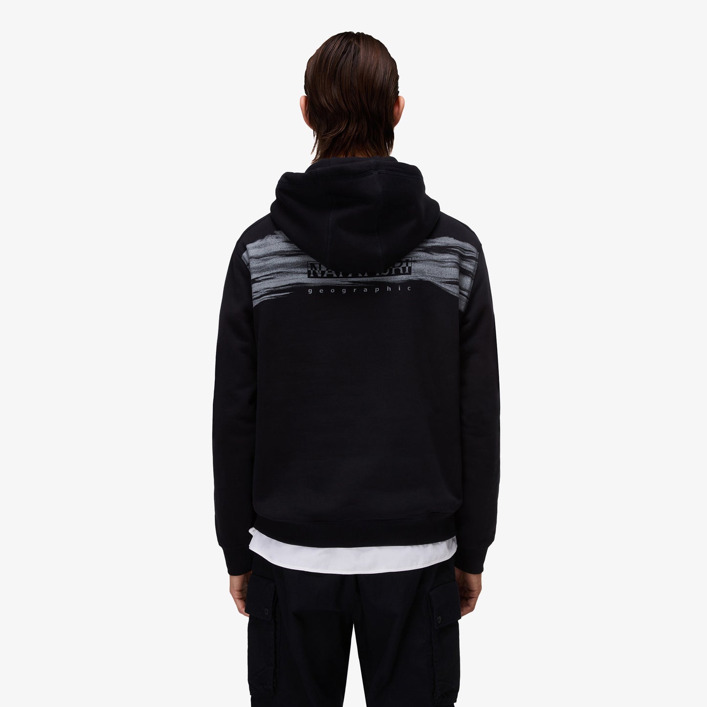 Napapijri B-back Graphic Erkek Siyah Sweatshirt