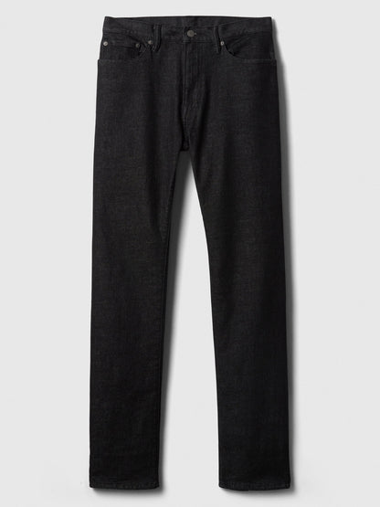 Siyah Gapflex Straight Jean Pantolon