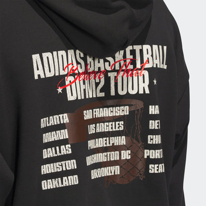 Adidas Anthony Edwards Graphic Erkek Siyah Hoodie