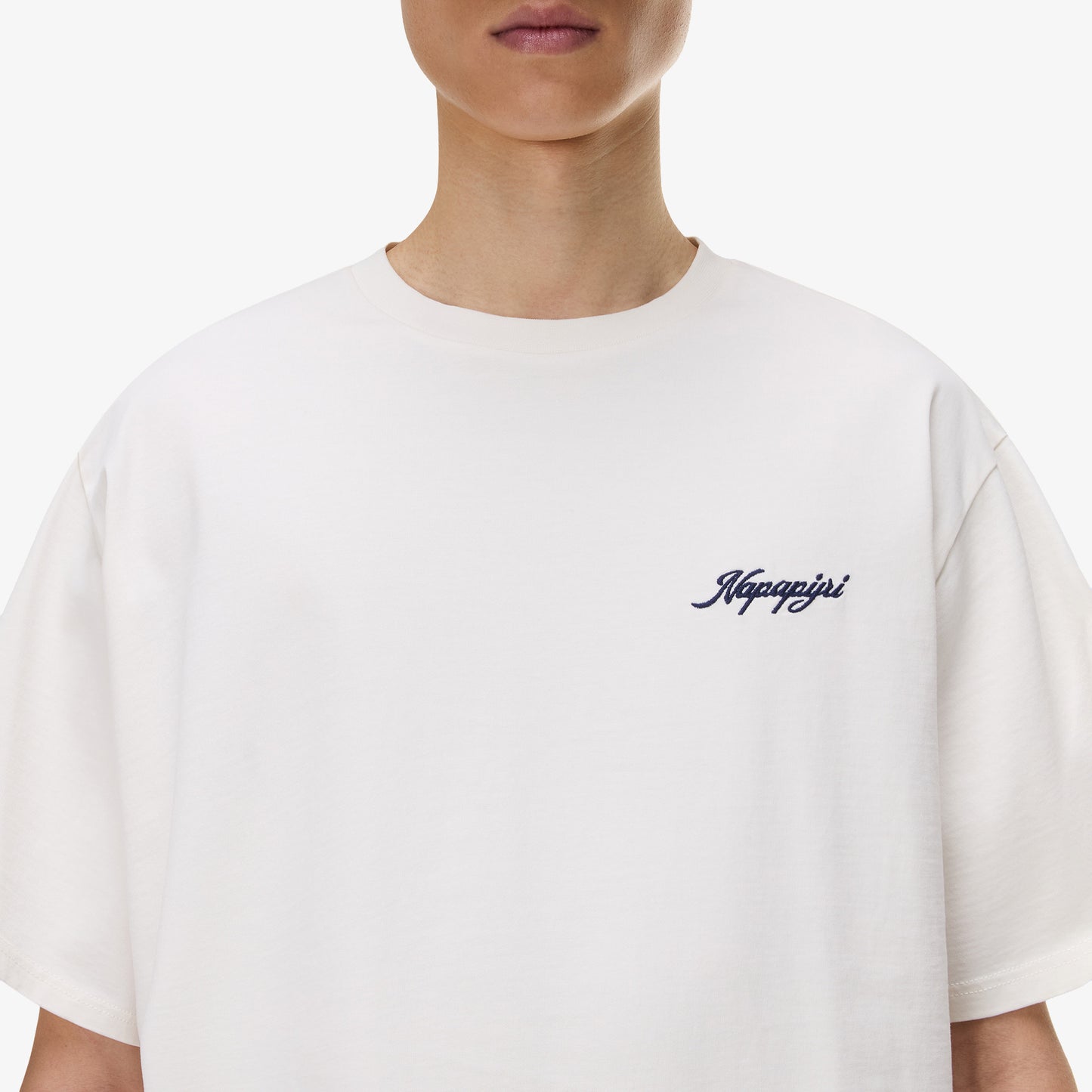 Napapijri S-fluorite Erkek Beyaz T-shirt