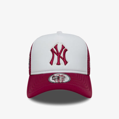 New Era Mlb World Series New York Yankees Unisex Beyaz/kırmızı Şapka