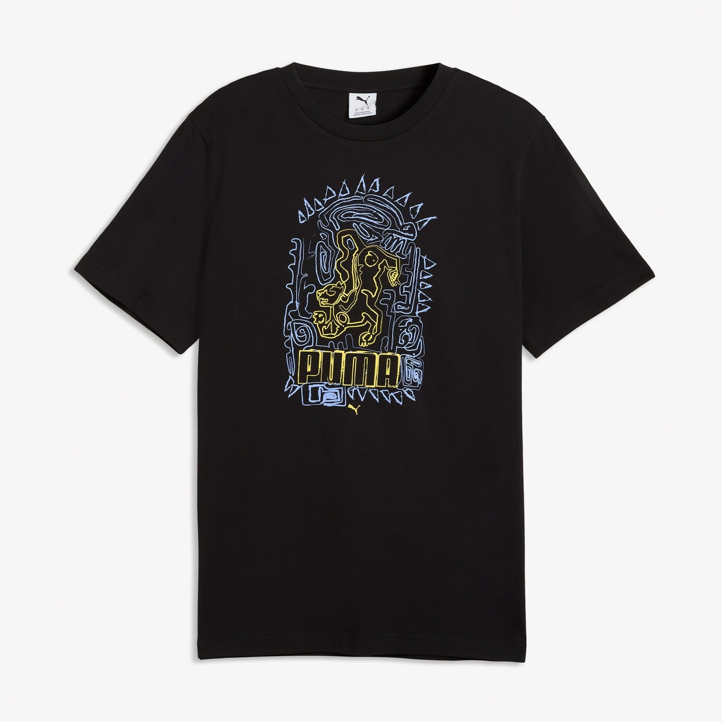 Puma Graphic Erkek Siyah T-shirt