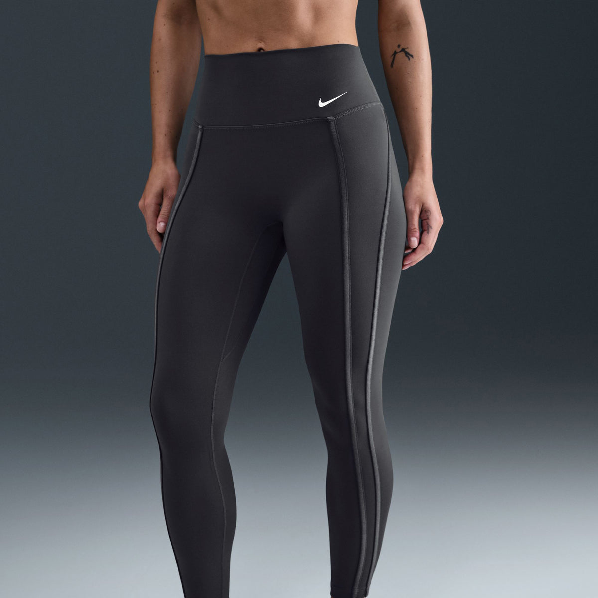 Nike Df One Hr 7/8 Tght Spt Wt Kadın Siyah Tayt