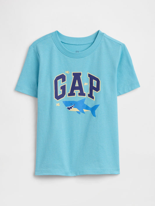 Açık Mavi Logo T-shirt