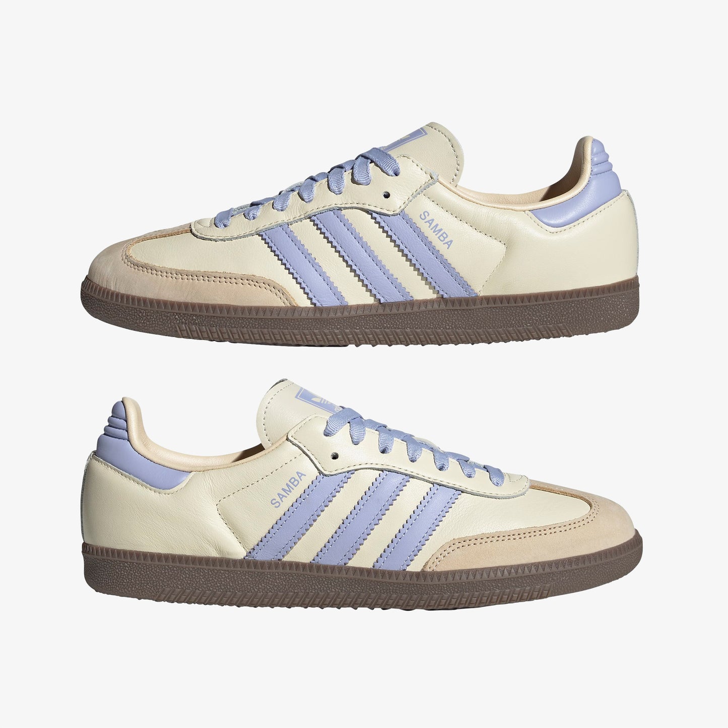 Adidas Samba Og Unisex Krem/lila Spor Ayakkabı