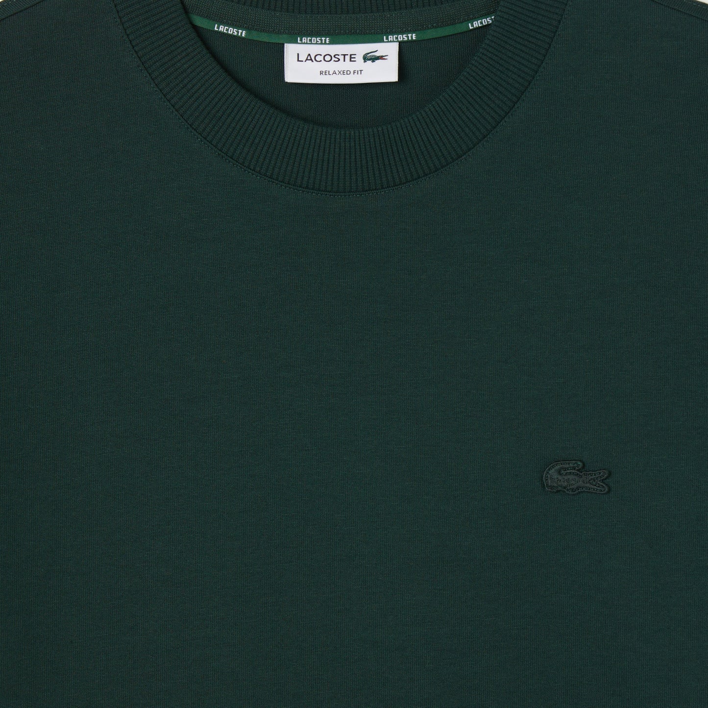 Lacoste Erkek Relaxed Fit Bisiklet Yaka Yeşil T-shirt