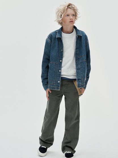 Haki '90s Loose Carpender Jean Pantolon