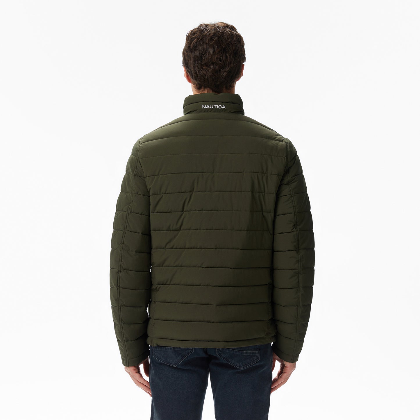 Nautica Erkek Yeşil Regular Fit Çift Taraflı Mont