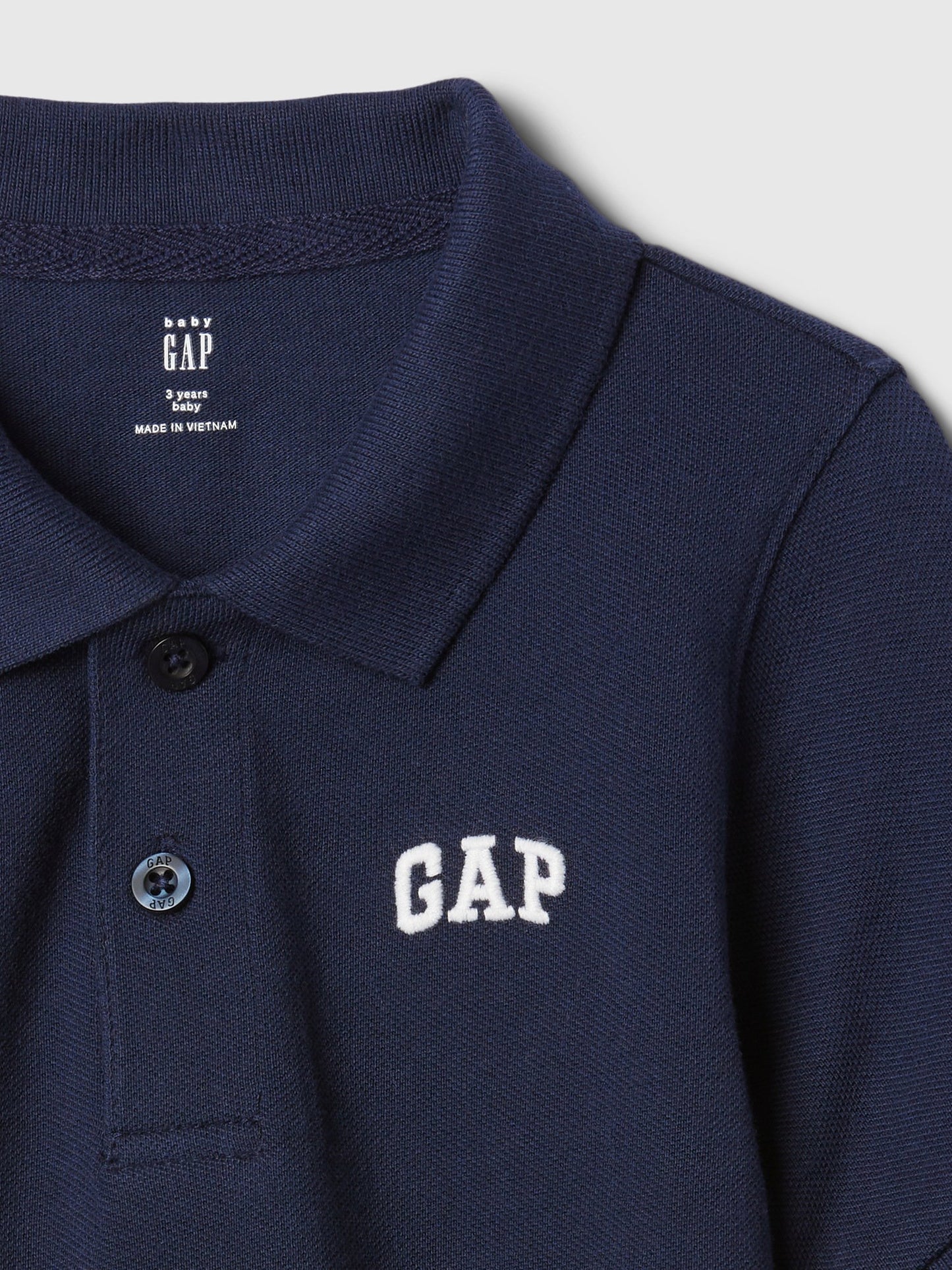 Lacivert Gap Logo Polo Yaka T-shirt