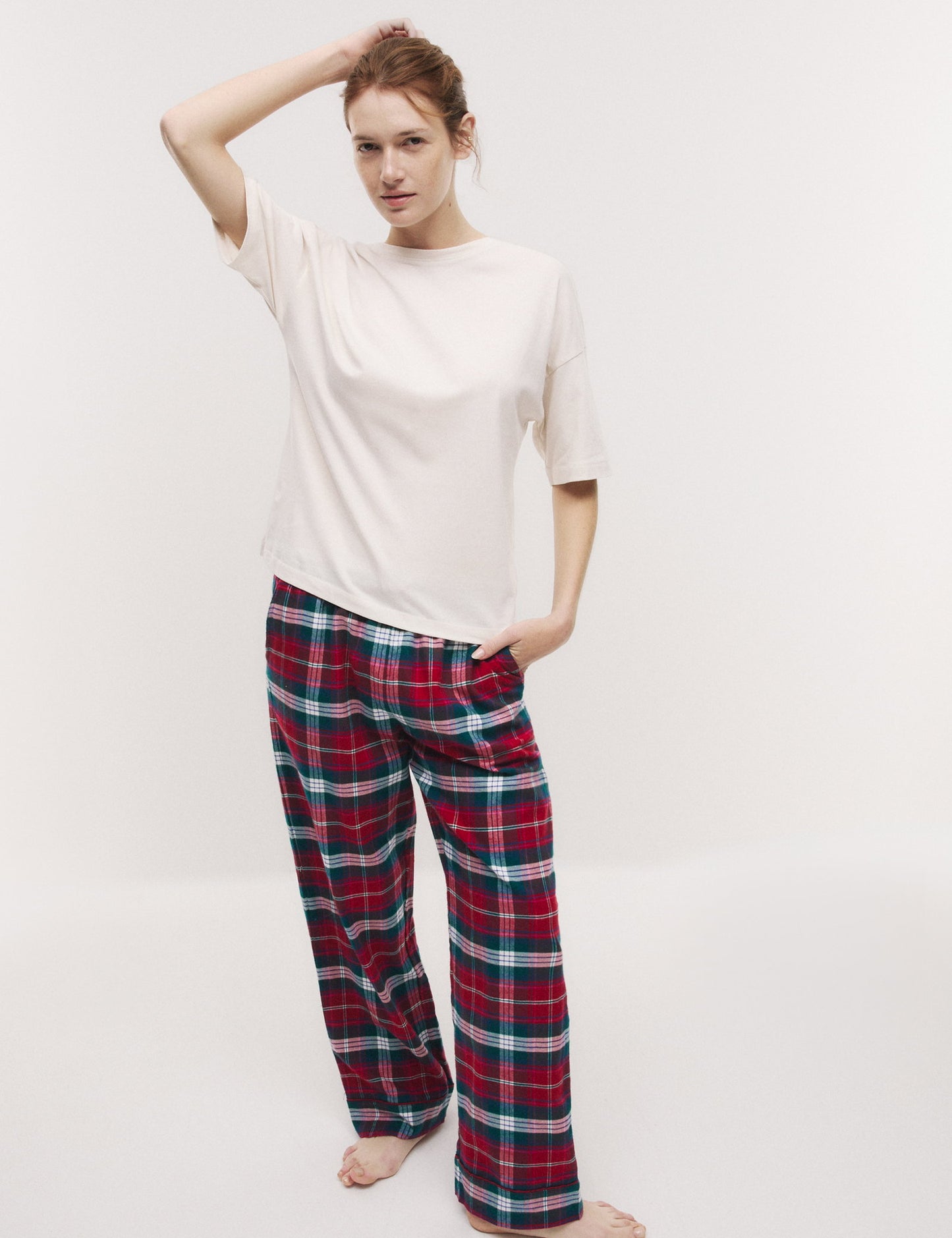 Desenli Pijama Takımı