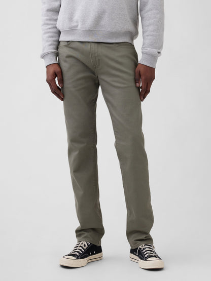 Haki Slim Soft Wear Jean Pantolon