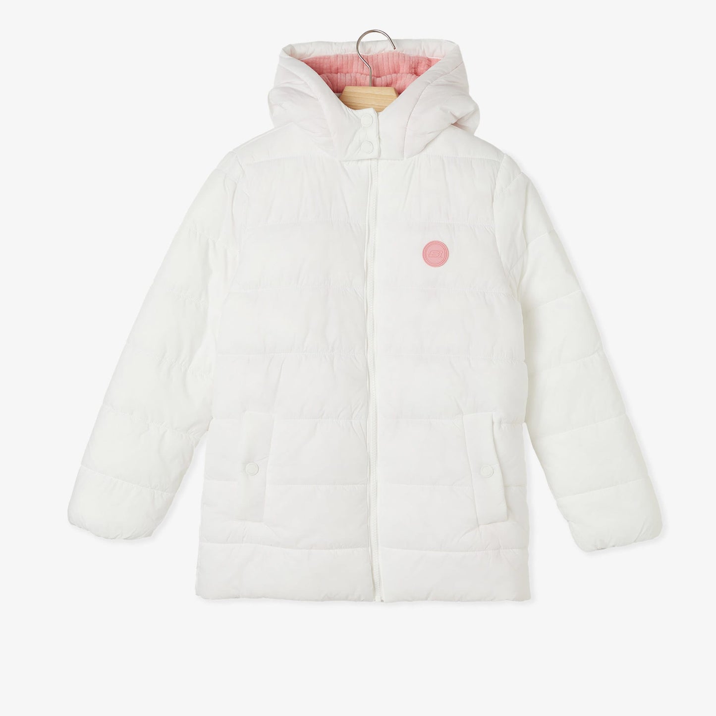Skechers G Outerwear Padded Çocuk Beyaz Ceket