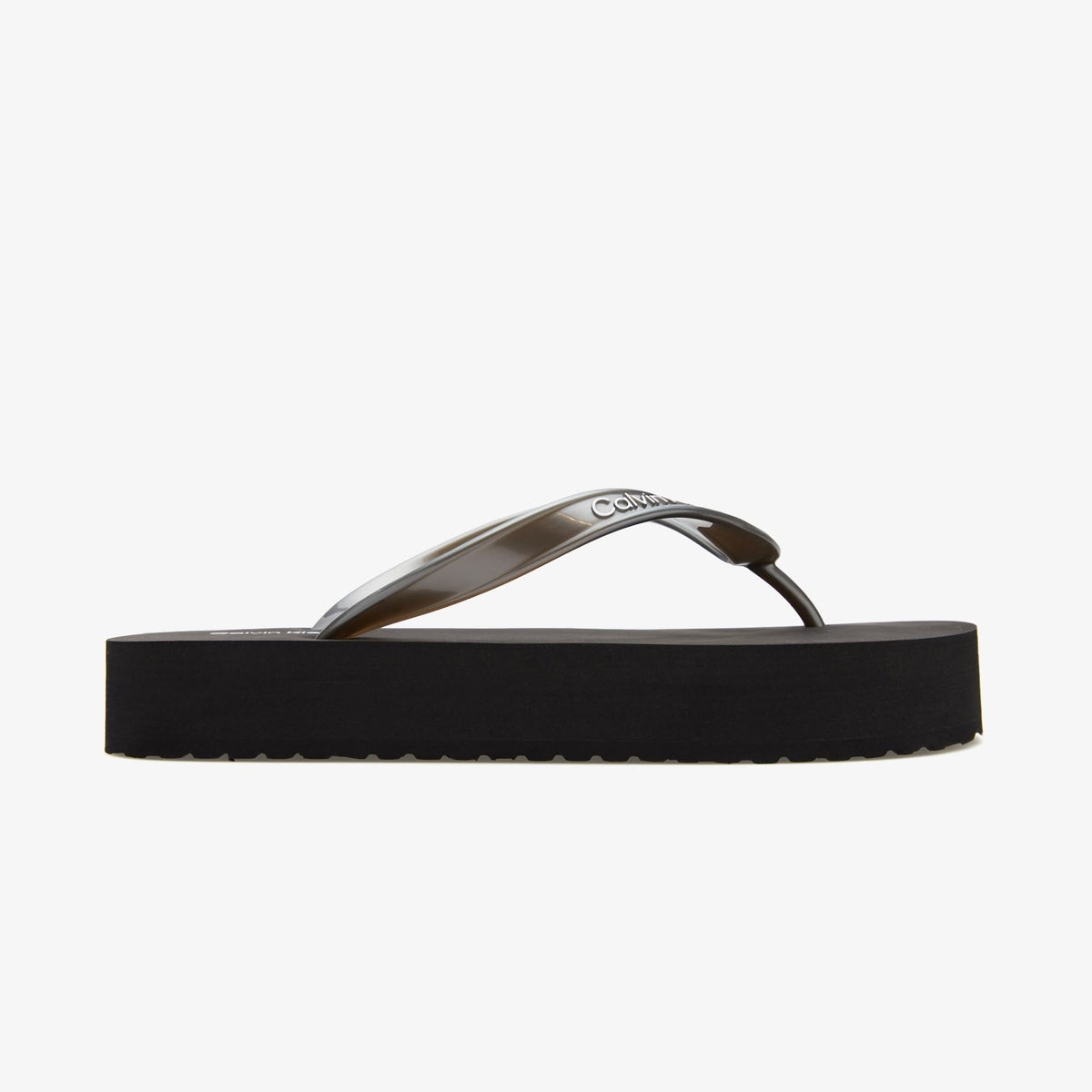 Calvin Klein Flatform Flip Flop Kadın Siyah Terlik