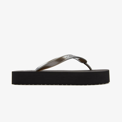 Calvin Klein Flatform Flip Flop Kadın Siyah Terlik
