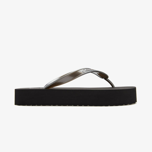 Calvin Klein Flatform Flip Flop Kadın Siyah Terlik