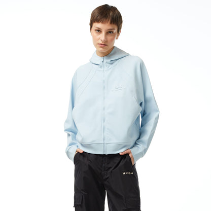 United4 W Skuba Zip Kadın Mavi Hoodie