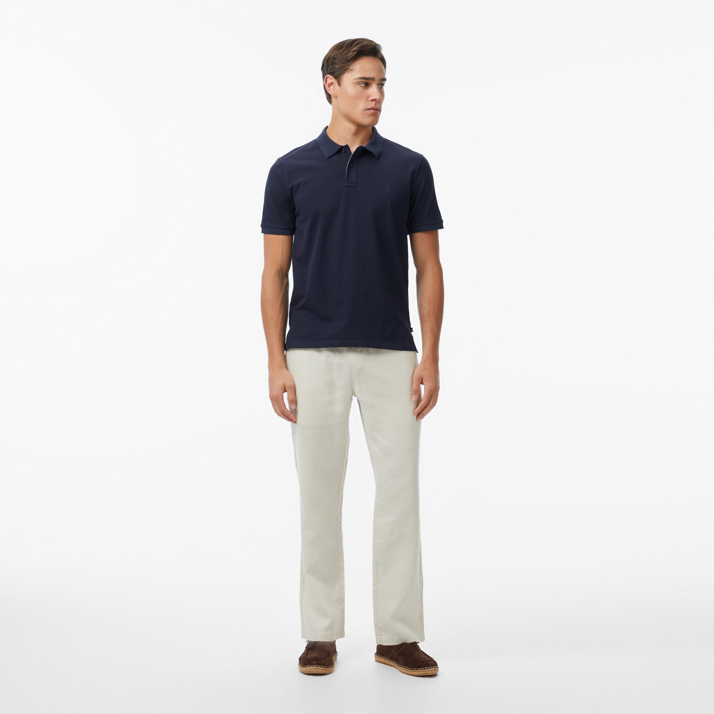 Nautica Erkek Lacivert Regular Fit Polo Yaka T-shirt