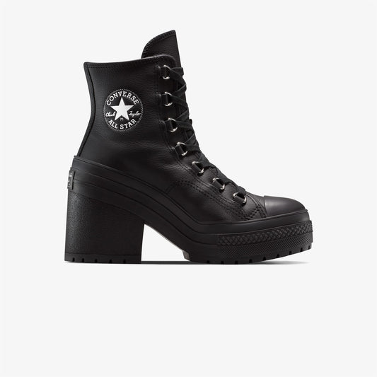 Converse Chuck 70 De Luxe Heel Leather High Top Kadın Siyah Sneaker