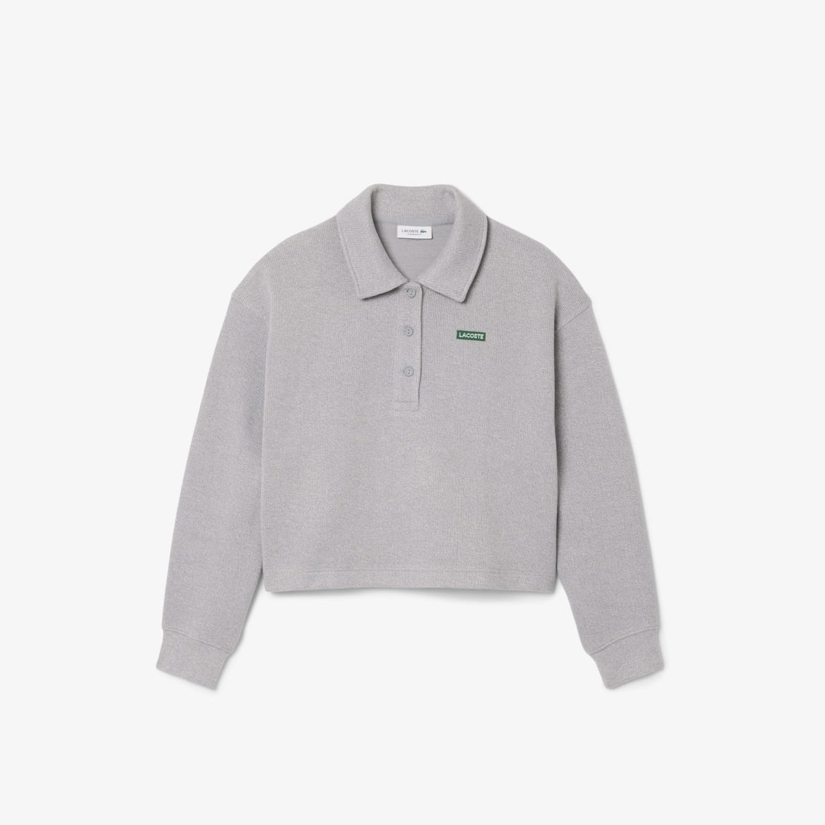 Lacoste Oversize Fit Kadın Gri Sweatshirt