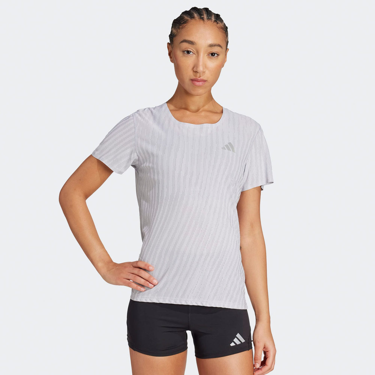 Adidas Adi365 Running Climacool+ Kadın Gri Koşu T-shirt
