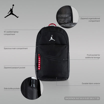 Jordan Jam Air Petrol Erkek Siyah Sırt Çantası