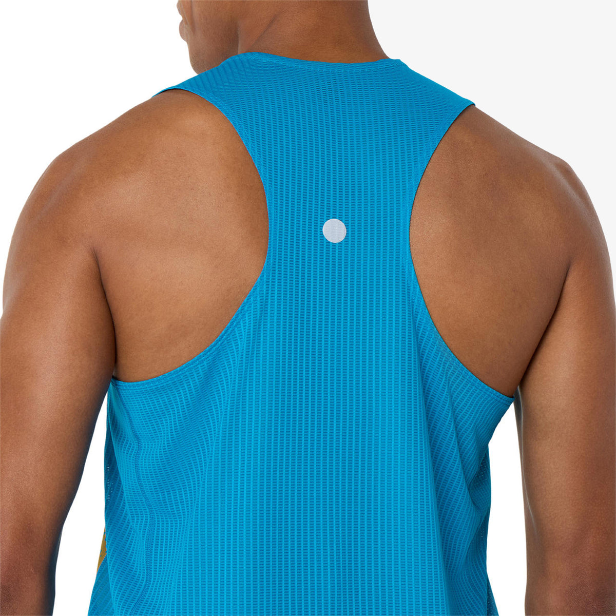 Asics Road Fade Singlet Erkek Siyah Koşu T-shirt