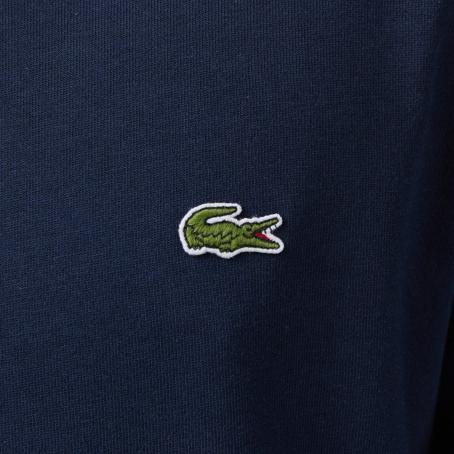 Lacoste Erkek Regular Fit Bisiklet Yaka Renk Bloklu Lacivert T-shirt