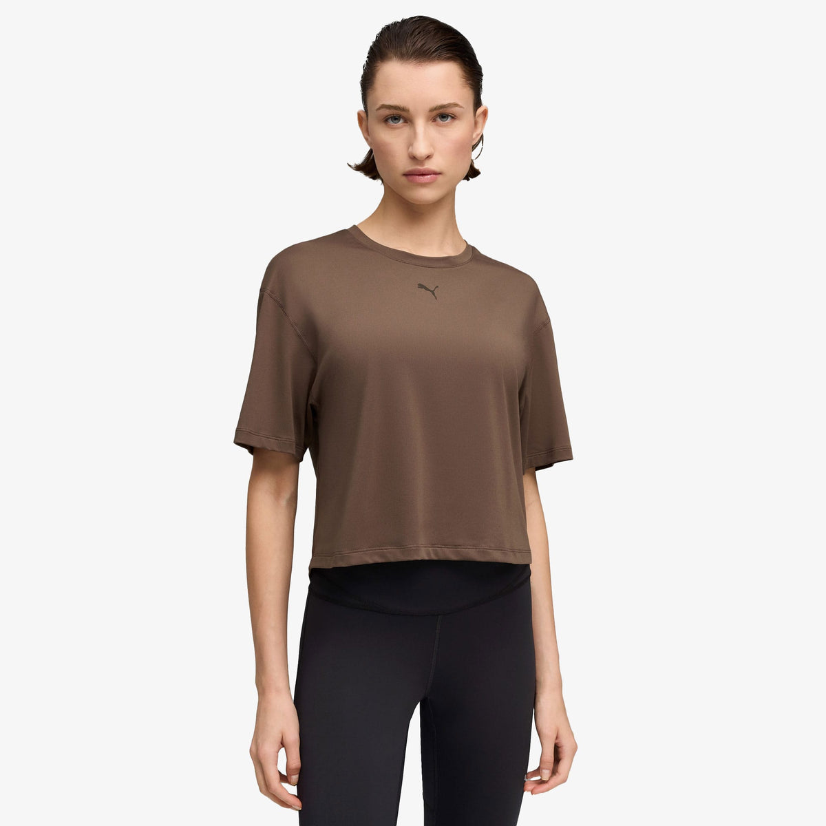 Puma Cloudspun Kadın Kahverengi T-shirt