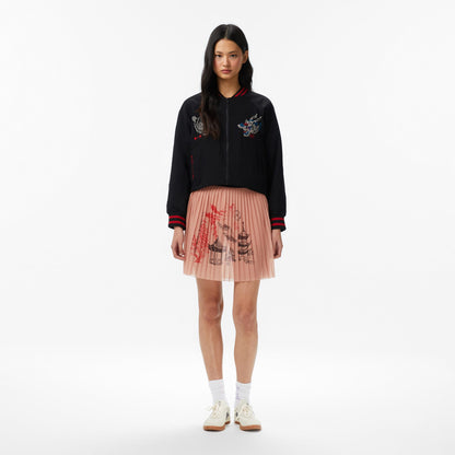 United4 Slim Fit Kadın Pembe Etek